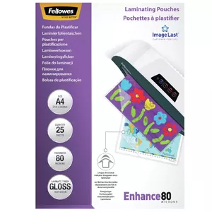 Fellowes ImageLast A4 80 Micron Laminating Pouch - 25 pack