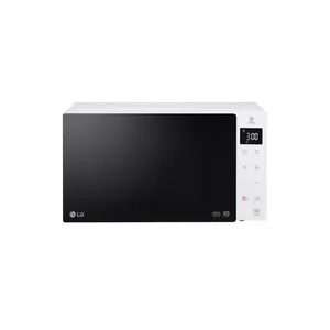 LG MS 23 NECBW Над кухонной плитой Обычная (соло) микроволновая печь 23 L 1000 W Черный, Белый