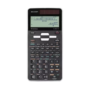 Sharp SH-ELW531TG kalkulators Kabata Displeja kalkulators Melns, Balts