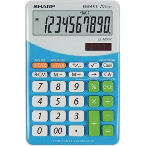 Sharp EL M332 BBL - BLU калькулятор Настольный Финансовый Синий