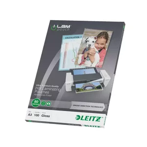 Leitz 74850000 ламинирующий карман 100 шт