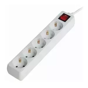 Gembird Surge Protector 5x White 5 AC outlet(s)