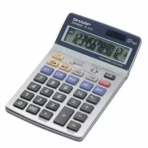 Sharp EL-337C kalkulators Desktops Finanšu kalkulators Sudrabs