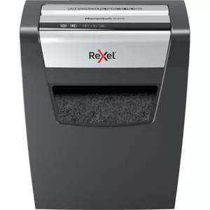 Rexel Momentum X410 paper shredder Particle-cut shredding Black, Grey
