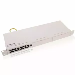 Ethernet pārsprieguma aizsargs 8P PoE Gigabit 1U