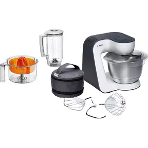 Bosch MUM5 Start Line universal кухонная комбайн 800 W 3,9 L Оранжевый, Серебристый, Прозрачный, Белый