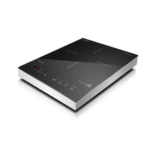 Caso S-Line 2100 Black, Stainless steel Countertop Zone induction hob 1 zone(s)