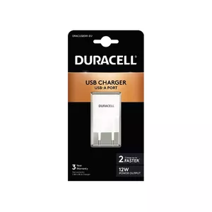 Duracell DRACUSB3W-EU PDA/mobīlo telefonu lādētājs Mobilais telefons, Viedtālrunis, Planšete Balts AC Iekštelpas