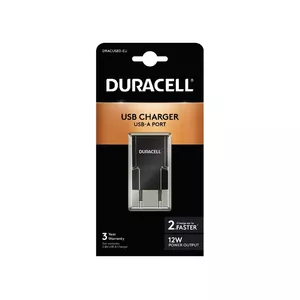 Duracell DRACUSB3-EU PDA/mobīlo telefonu lādētājs Viedtālrunis, Planšete Melns AC Iekštelpas