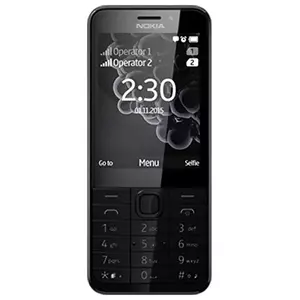 Microsoft 230 Dual Sim 7,11 cm (2.8") 91,8 g Черный, Серебристый Продвинутый телефон