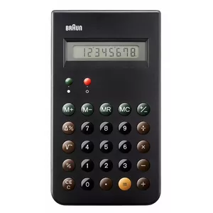 Braun BNE001BK калькулятор Карман Базовый Черный