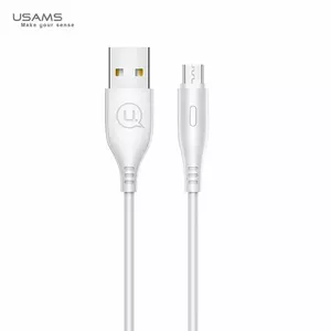 Usams US-SJ268 U18 Flexi PVC Универсальный Micro USB на USB Кабель Данных и Заряда 2А с Круглым коннектором Белый
