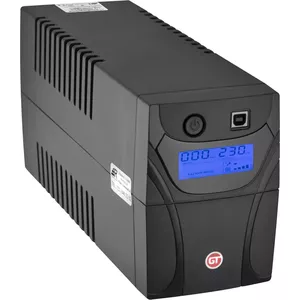 GT UPS POWERbox nepārtrauktas barošanas avots (UPS) Line-Interactive 0,85 kilovoltampērs 480 W 2 Maiņstrāvas izvade (-s)