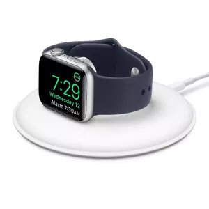 Apple MU9F2ZM/A PDA/mobīlo telefonu lādētājs Viedais rokas pulkstens Smartwatch Balts USB Iekštelpas