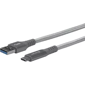 eSTUFF ES605151 USB кабель 1 m USB 3.2 Gen 1 (3.1 Gen 1) USB C USB A Серый