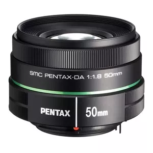 Pentax smc DA 50mm F/1.8 SLR Standarta objektīvs Melns