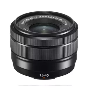 Fujifilm Fujinon XC 15-45 mm F3.5-5.6 OIS PZ Беззеркальный цифровой фотоаппарат со сменными объективами Стандартный зум-объектив Черный