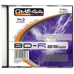 Omega Freestyle BD-R Drukājams 25GB 6x slim