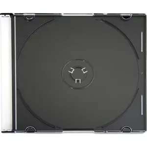 Omega kompaktdisku futrālis Slim, melns (56622)