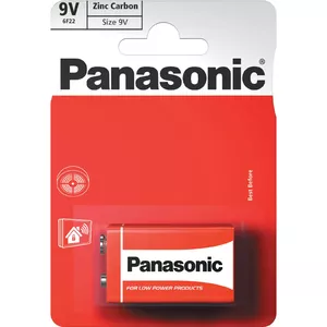 Panasonic akumulators 6F22RZ/1B 9V