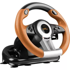 SPEEDLINK DRIFT O.Z. Черный, Серый, Оранжевый USB Рулевое колесо+педали Аналоговый/цифровой ПК