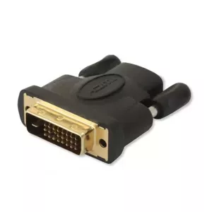 Techly IADAP-DVI-HDMI-F kabeļu spraudņu pāreja DVI-D Melns