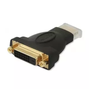 Techly IADAP-HDMI-606 kabeļu spraudņu pāreja DVI-D 24+1 Melns