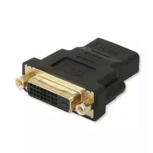 Techly IADAP-HDMI-644 kabeļu spraudņu pāreja DVI-D Melns