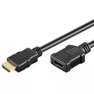 Techly ICOC-HDMI-EXT018 HDMI kabelis 1,8 m HDMI Type A (Standard) Melns