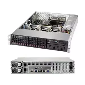 Supermicro SYS-2029P-C1RT server barebone система Intel C622 LGA 3647 (Socket P) Стойка (2U) Черный