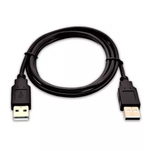 V7 V7USB2AA-01M-1E USB кабель 1 m USB 1.0 USB A Черный