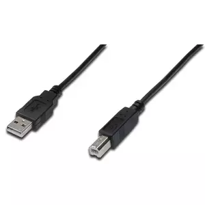 ASSMANN Electronic AK-300102-030-S USB кабель 3 m USB 2.0 USB A USB B Черный