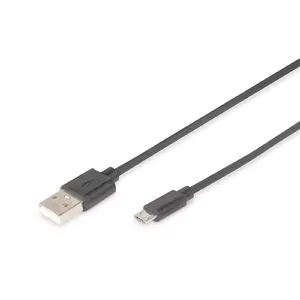 Digitus AK-300127-018-S1 USB кабель 1,8 m USB 2.0 USB A Mini-USB B Черный