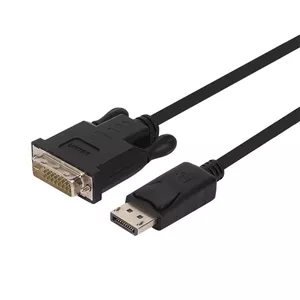 UNITEK Y-5118BA video kabeļu aksesuārs 1,8 m DisplayPort DVI Melns