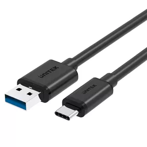UNITEK Y-C474BK USB kabelis 1 m USB 3.2 Gen 1 (3.1 Gen 1) USB A USB C Melns