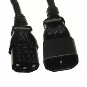 Cisco CAB-C13-C14-AC= кабель питания Черный 3 m Разъем C13 Разъем C14