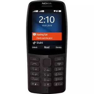 Nokia 210 6,1 cm (2.4") Черный Продвинутый телефон