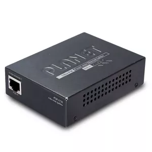 PLANET POE-172S сетевой разделитель Черный Питание по Ethernet (PoE)