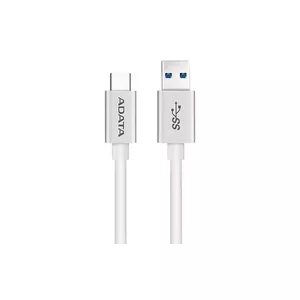 ADATA USB-C - USB 3.0, 1m USB кабель USB 3.2 Gen 1 (3.1 Gen 1) USB C USB A Белый