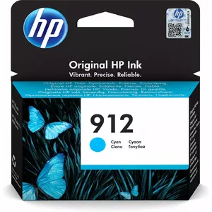 HP Оригинальный струйный картридж 912, голубой