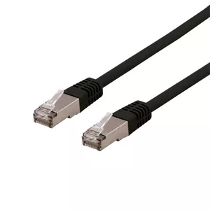 Deltaco SFTP-60SH сетевой кабель Черный 0,5 m Cat6 S/FTP (S-STP)