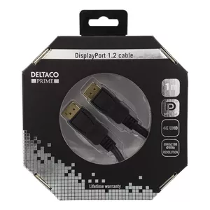 Deltaco DP-1010-K DisplayPort кабель 1 m Черный