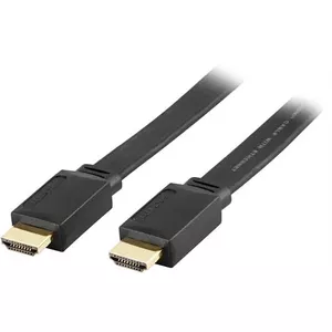 Deltaco HDMI-1050F-K HDMI кабель 5 m HDMI Тип A (Стандарт) Черный