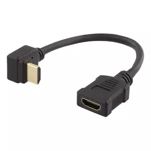 Deltaco HDMI-21E HDMI кабель 0,2 m HDMI Тип A (Стандарт) Черный