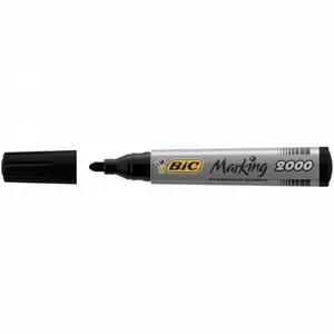 Перманентный маркер BIC ECO 2000 2-5 мм, черный, упаковка 1 шт 000095