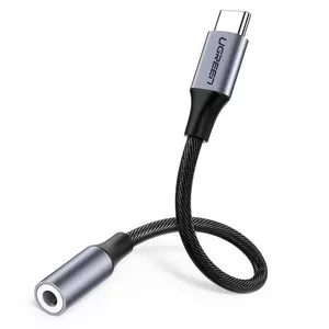 Ugreen 30632 дата-кабель мобильных телефонов Черный USB C 3,5 мм