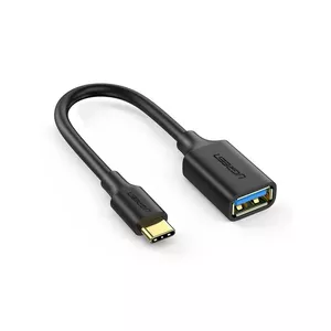 Ugreen 30701 USB kabelis 0,15 m USB 3.2 Gen 1 (3.1 Gen 1) USB C USB A Melns