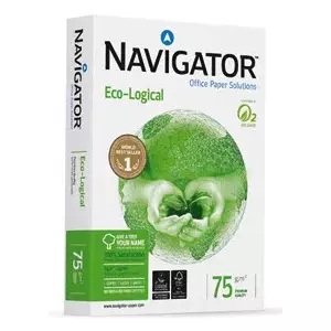 Navigator Eco-Logical 75g.m-2 tintes printeru papīrs Balts