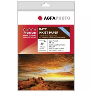 AP22020A4MDUO AP INK JET PAPER A4 20Sheets 220gr double matt cardboard Verp. (AP22020A4MDUONEU)