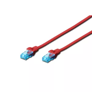Digitus Cat5e, 0.5m сетевой кабель Красный 0,5 m U/UTP (UTP)